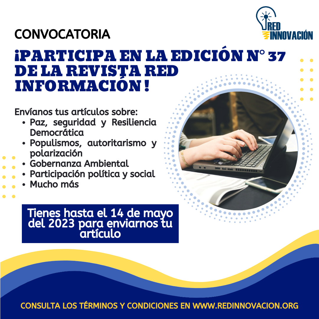 CONVOCATORIA: PARTICIPA EN LA EDICIÓN #37 DE RED INFORMACIÓN