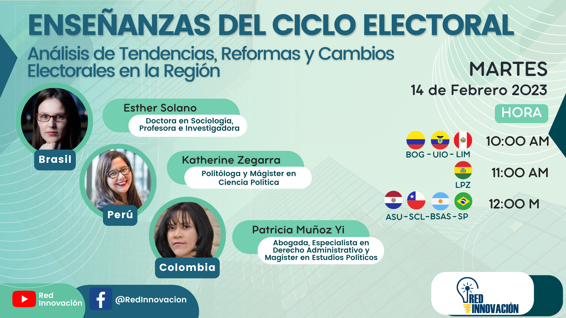 Webinar: Enseñanzas del ciclo electoral: Análisis de tendencias, reformas y cambios electorales en la región