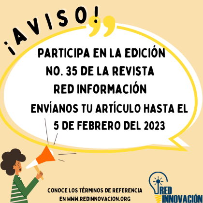 CONVOCATORIA: PARTICIPA EN LA EDICIÓN #35 DE RED INFORMACIÓN 