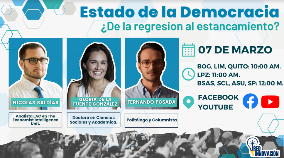 CONVERSATORIO VIRTUAL: Estado de la democracia: ¿De la regresión al estancamiento?