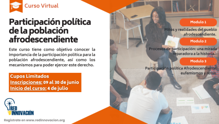 Curso Virtual: Participación política de población Afrodescendiente 
